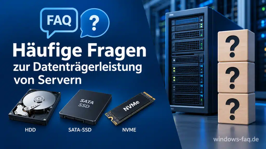 Häufige Fragen zur Datenträgerleistung von Servern