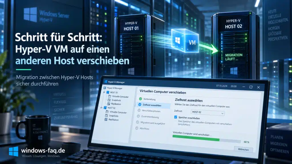Hyper-V-VM-Migration zwischen Ho