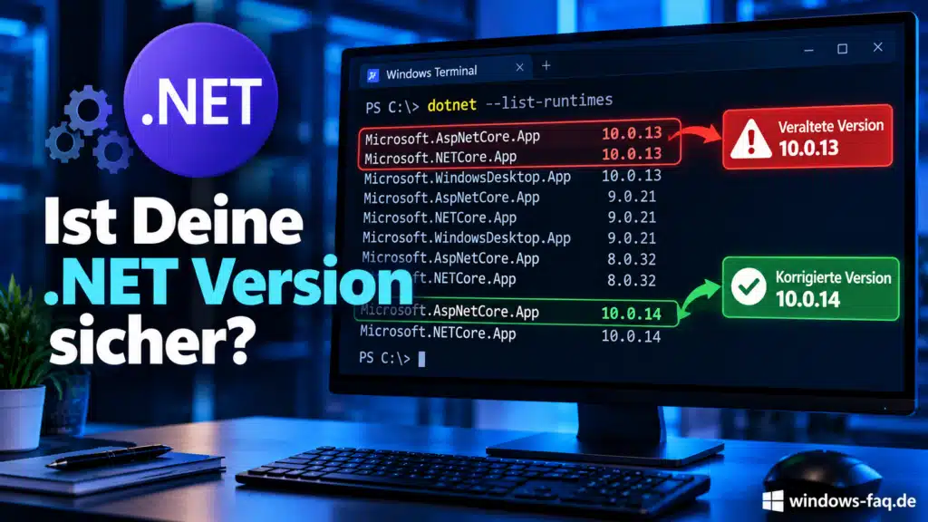 Ist Deine .Net Version sicher - So kannst Du es prüfen
