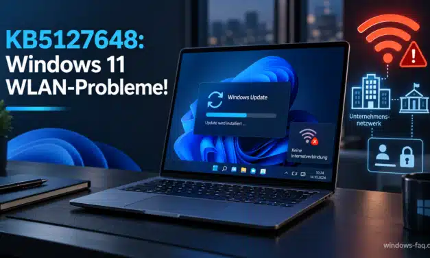 KB5127648: Windows 11 WLAN-Probleme nach Oktober-Update