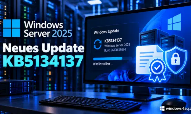 KB5134137: Windows Server 2025 Sonderupdate