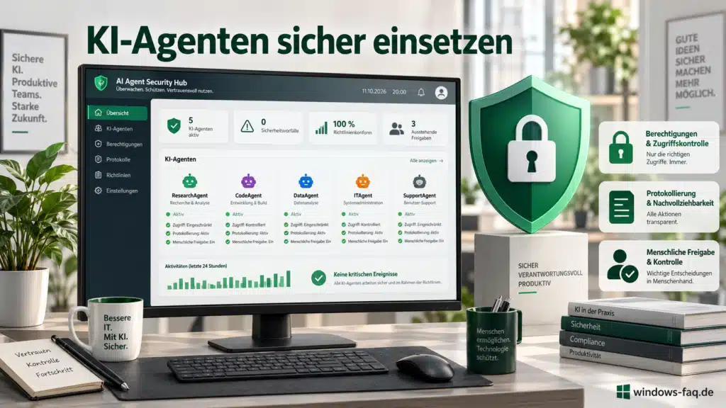 KI-Agenten sicher und produktiv einsetzen