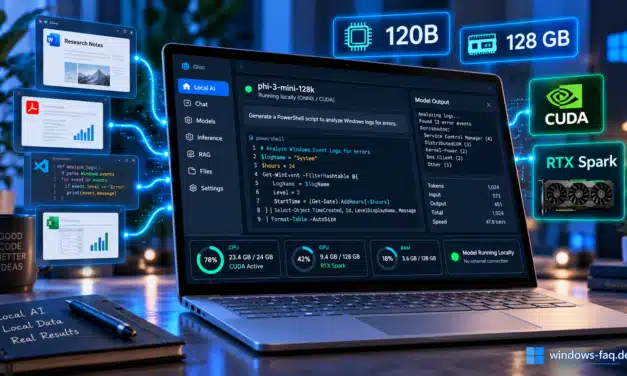 Microsoft und NVIDIA bringen große KI-Modelle direkt auf Windows-PCs