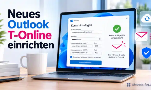 Neues Outlook T-Online einrichten: Anleitung und Tipps