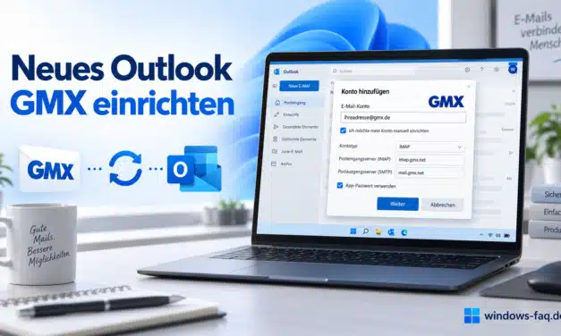 Neues Outlook GMX einrichten: Anleitung und Lösungen