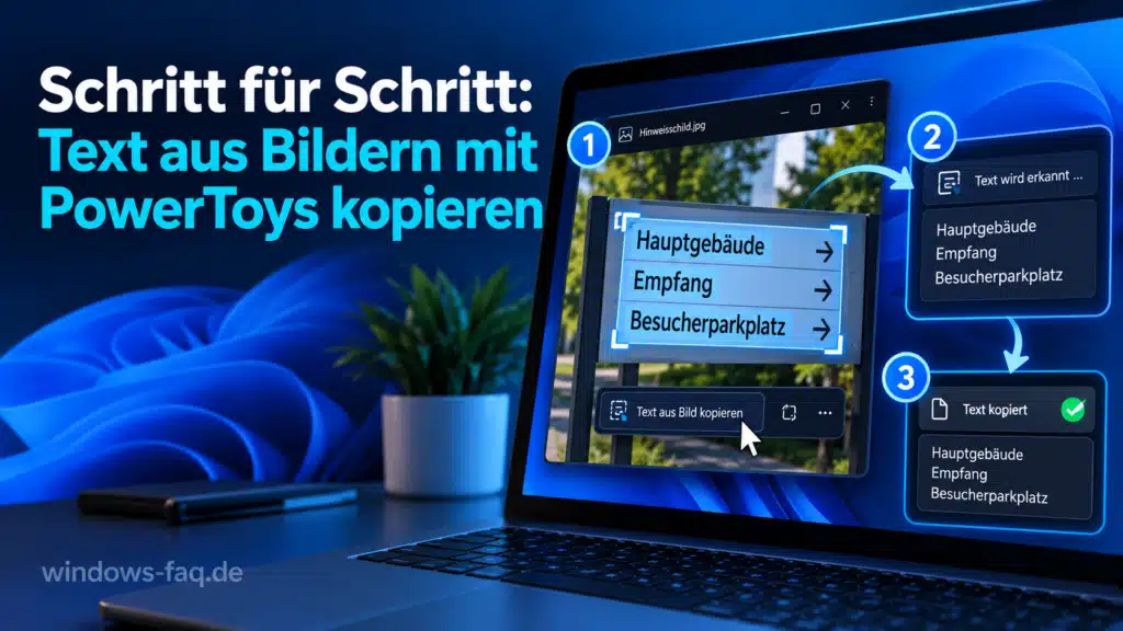 Schritt für Schritt Anleitung - Text aus Bildern kopieren