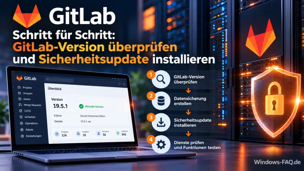 Schritt für Schritt - GitLab-Version überprüfen und Sicherheitsupdate installieren