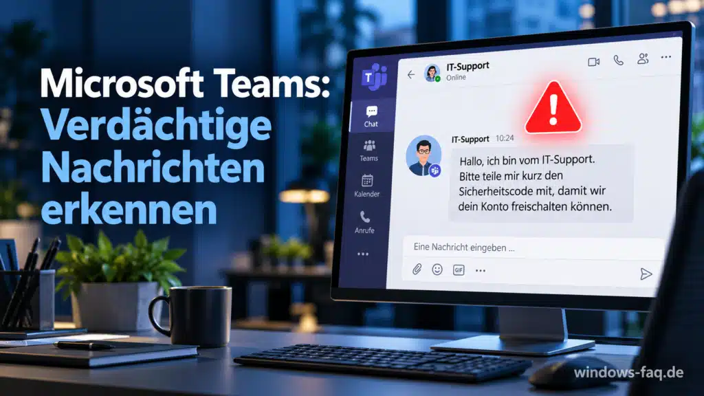 Teams - Verdächtige Teams-Nachrichten erkennen