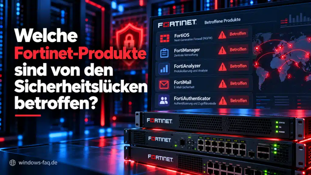 Welche Fortinet-Produkte sind von den Sicherheitslücken betroffen