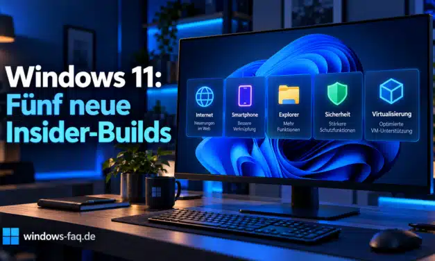 Windows 11: 5 neue Insider-Builds mit wichtigen Fixes