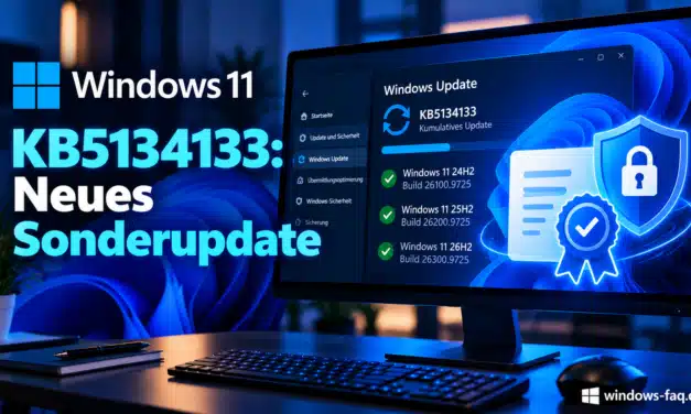 KB5134133: Windows 11 Sonderupdate veröffentlicht