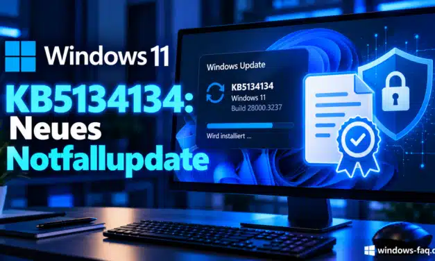 KB5134134: Windows 11 26H1 Notfallupdate