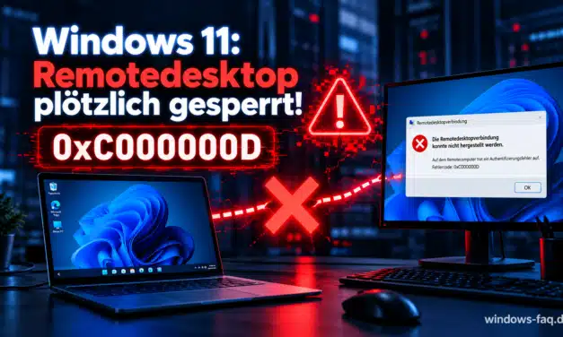 Windows 11: Remotedesktop funktioniert nach Oktober-Update nicht mehr
