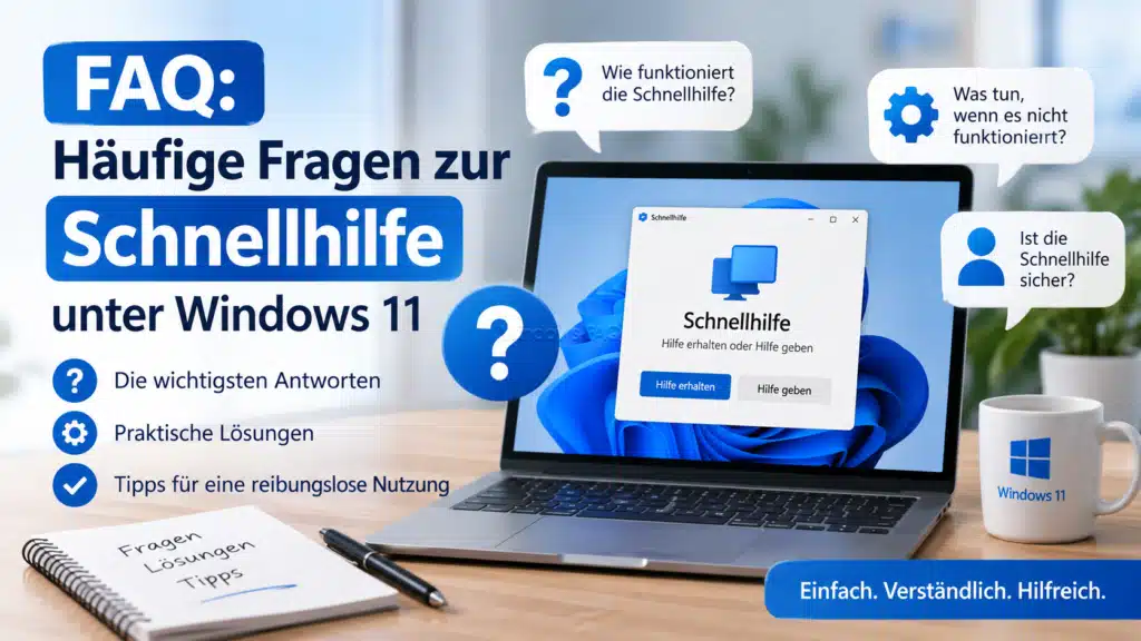 Windows 11 Schnellhilfe FAQ - Fragen 