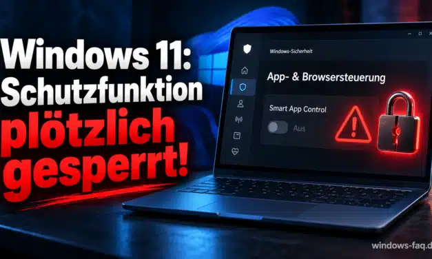 Windows 11 KB5127648: Smart App Control lässt sich nicht mehr aktivieren