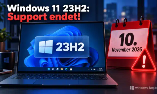 Microsoft warnt: Windows 11 23H2 verliert bald seine Sicherheitsupdates