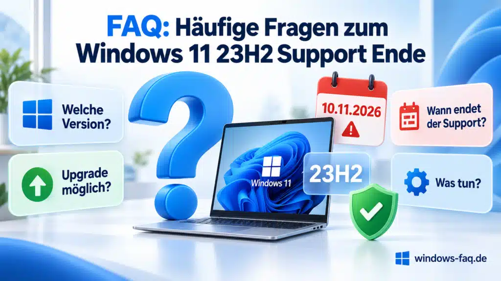 Windows 11 Supportende - FAQ
