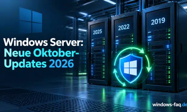 Windows Server Oktober-Updates 2026: Neue KBs, NTLM-Sicherheit und Supportänderung