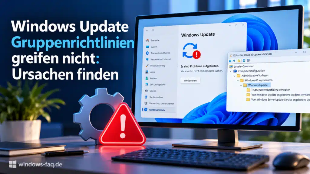 Windows-Update Gruppenrichtlinien funktionieren nicht