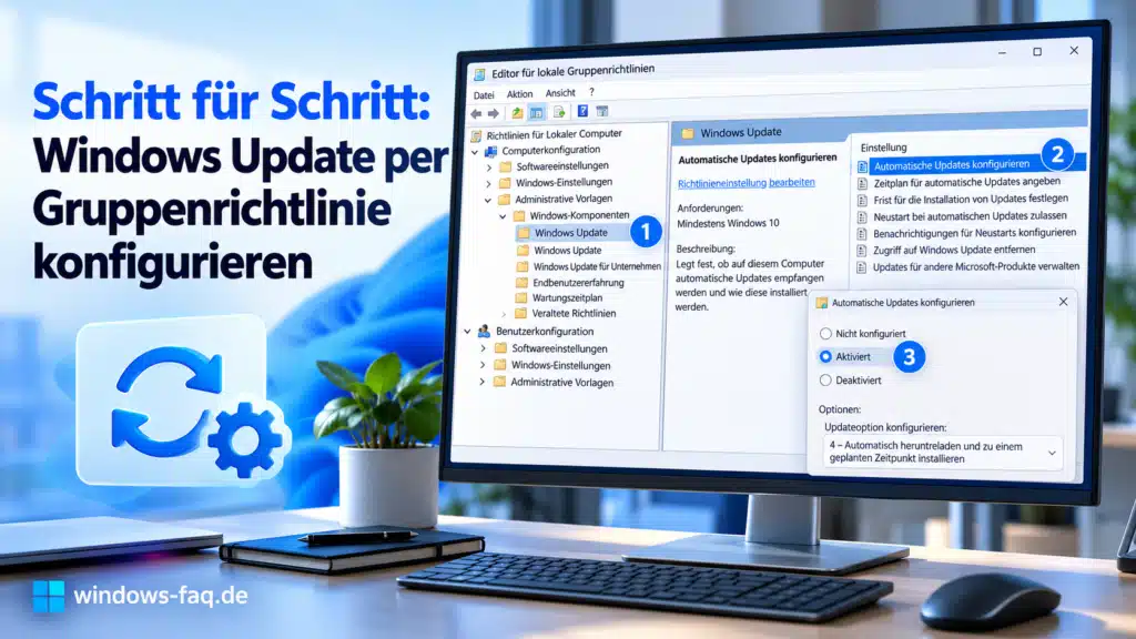 Windows Update per Gruppenrichtlinie konfigurieren - Schritt für Schritt Anleitung