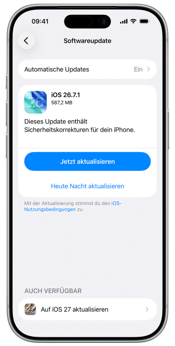 iOS aktualisieren