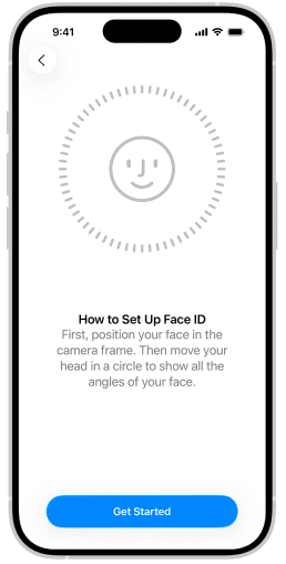 Face ID zurücksetzen